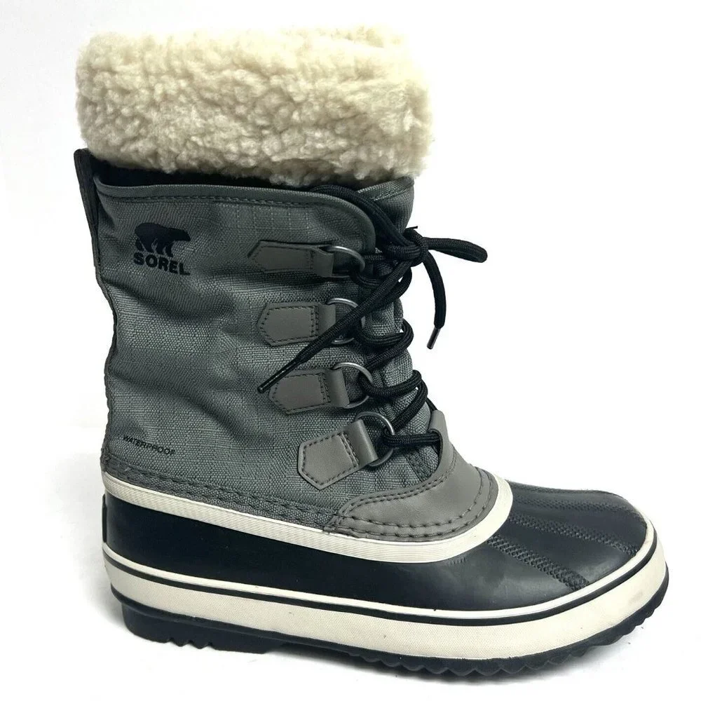 Sorel Womens Winter Carnival Snow Boot Gray Size 6 M